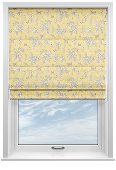 Summerby, Corn Silk - Roman Blind